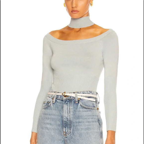 Jonathan Simkhai Lila Cut Out Pullover Top Size Small - Picture 3 of 13